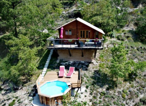 Chalet sur pilotis, Piscine privative ou Spa en saison hivernale